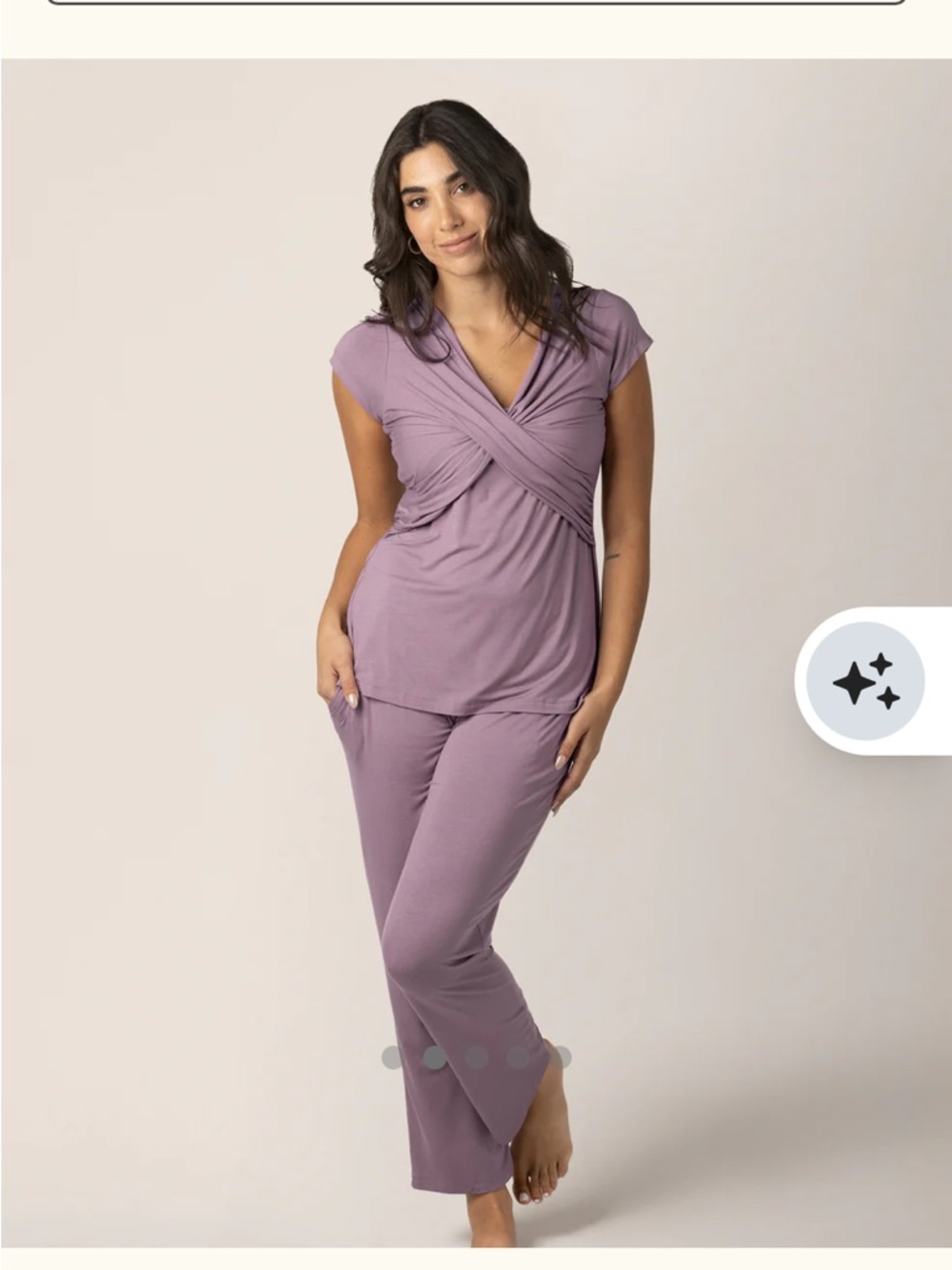 Kindred bravely Davy maternity & nursing pajama set